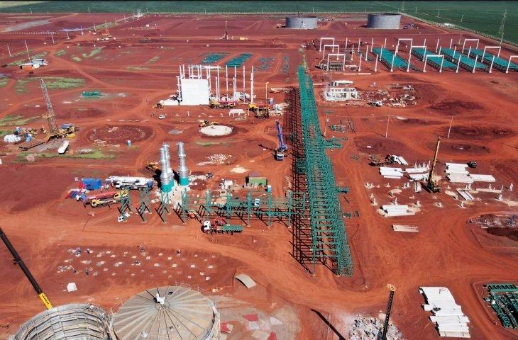 Obras da usina de etanol em Maracaju avançam e operações devem começar até o final de 2023