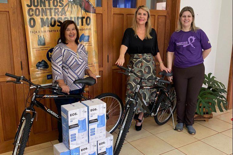 Unidade de Acolhimento recebe duas bicicletas e cinco umidificadores adquirido com o Imposto de Renda Solidário