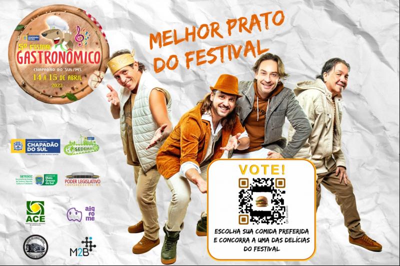 Vote e concorra a 32 deliciosos prêmios neste Festival Gastronômico