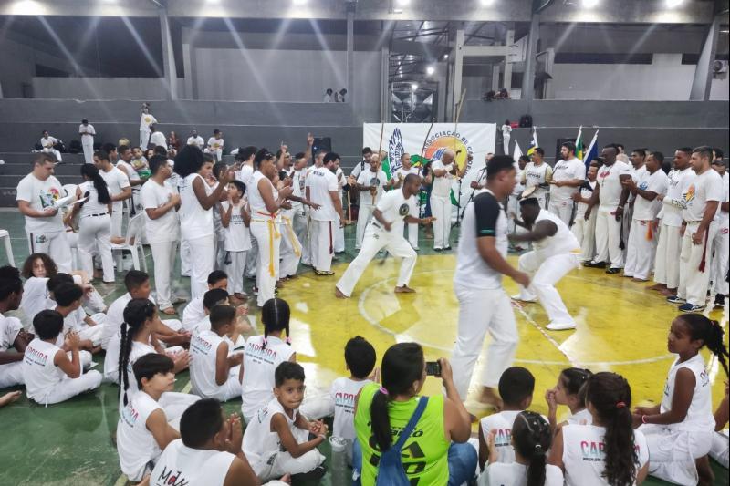 Aluno das Escolinha Municipal de Capoeira participam de intercâmbio em Mineiros-GO