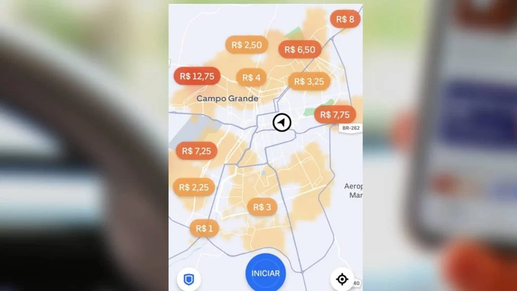 Paralisação de motoristas faz preço de corridas de aplicativos disparar em Campo Grande