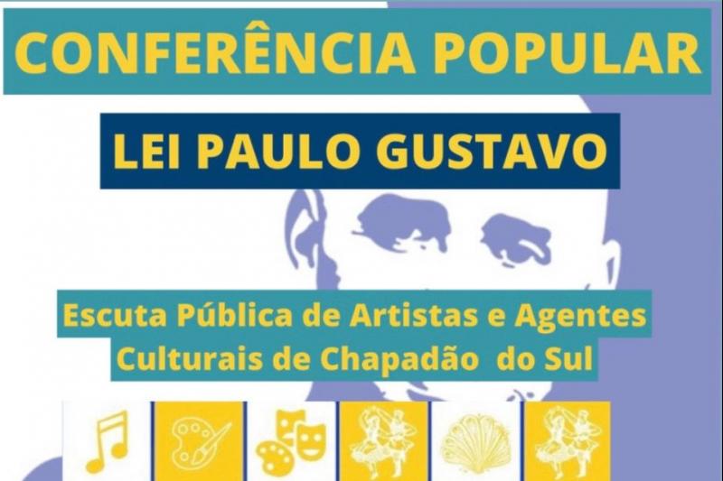 Acontece na próxima quarta-feira, 28, a Conferência Popular da Lei Paulo Gustavo