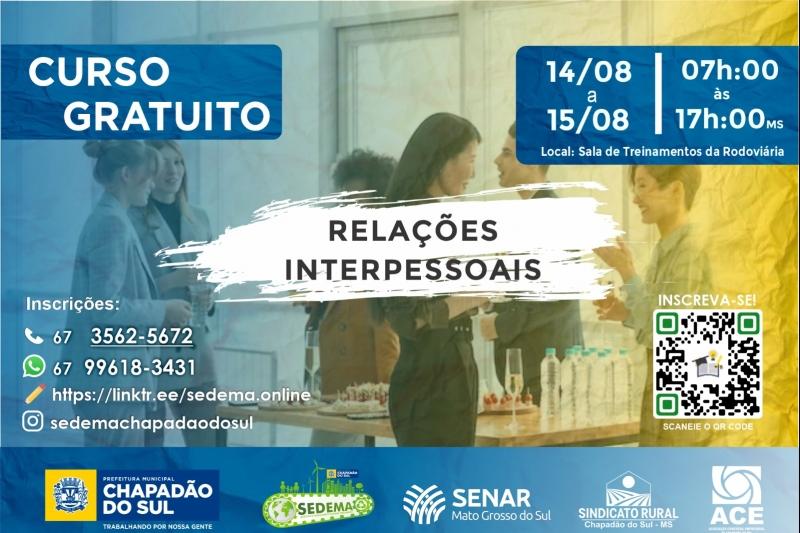 Inscrições abertas: Aprenda Relações Interpessoais e potencialize sua carreira