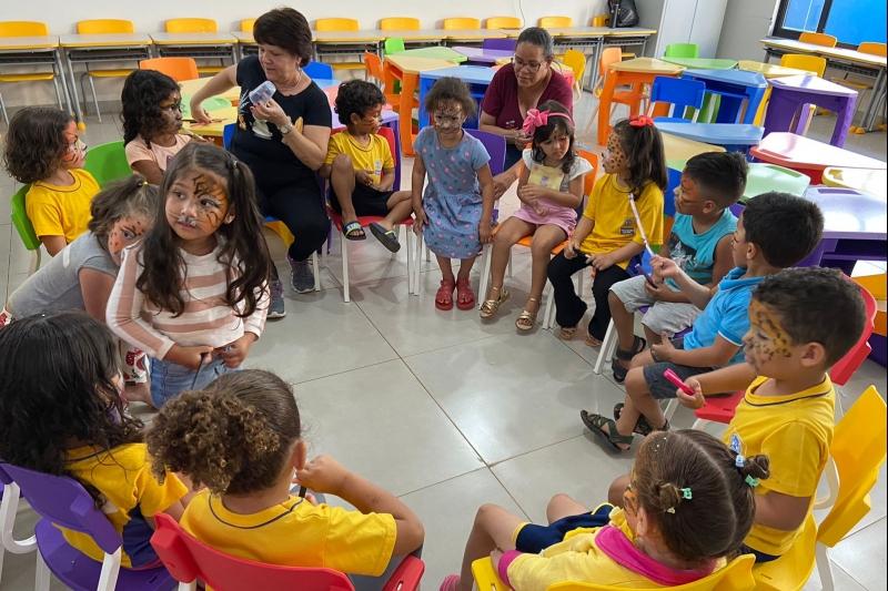 CEI Esplanada em Chapadão do Sul abre suas portas com música, arte e alegria para os pequenos alunos