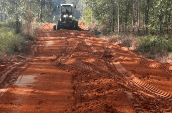 Força-tarefa do Governo com gigante da celulose vai recuperar 100 km de rodovia em Sonora