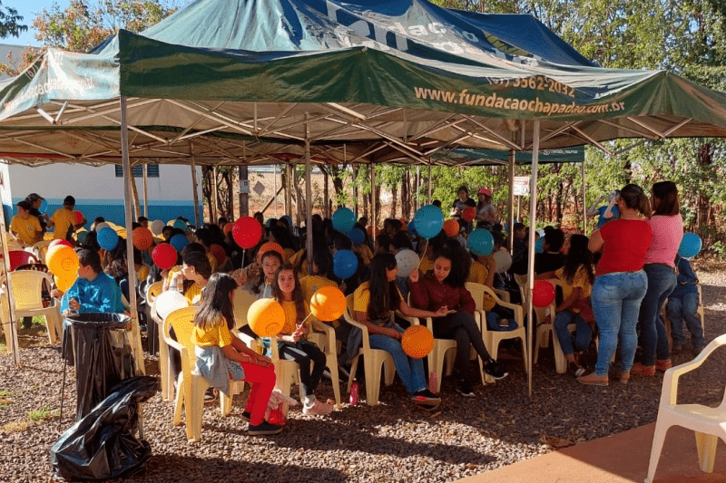 Alunos do 5º ano das escolas da rede municipal de ensino participaram do Dia Nacional do Campo Limpo