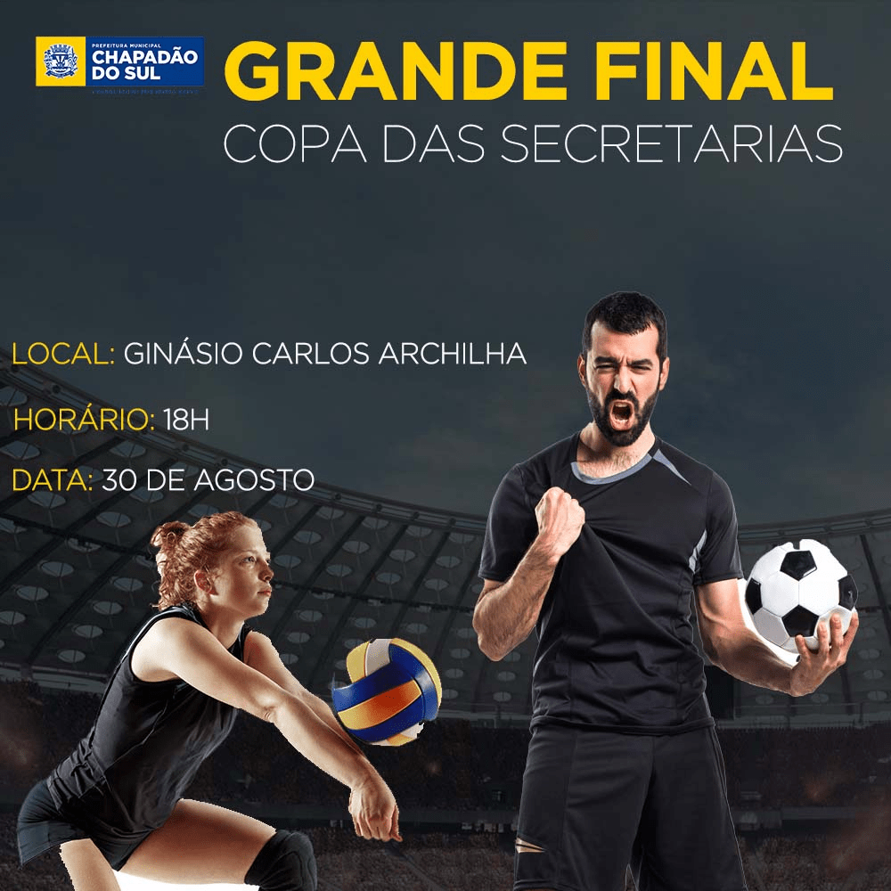 Grande Final da Copa Entre Secretarias agita a noite desta quarta-feira, 30