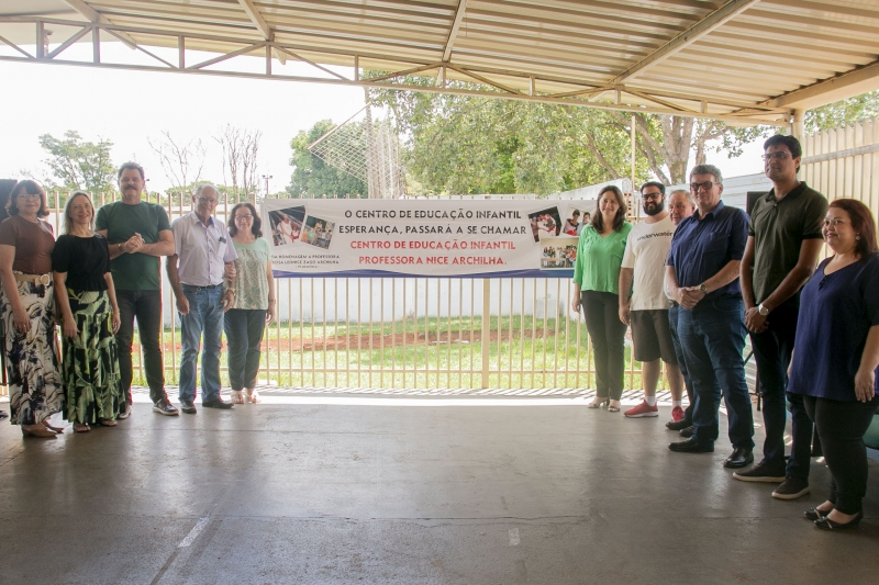 CEI Esperança é Reformado e Ampliado e recebe Homenagem à Educadora Rosa Leonice Zago Archilha durante Celebrações dos 36 Anos de Chapadão do Sul