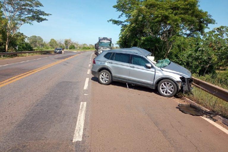 Acidente na BR-262 matou pai e filha e ainda deixou uma mulher e duas crianças feridas