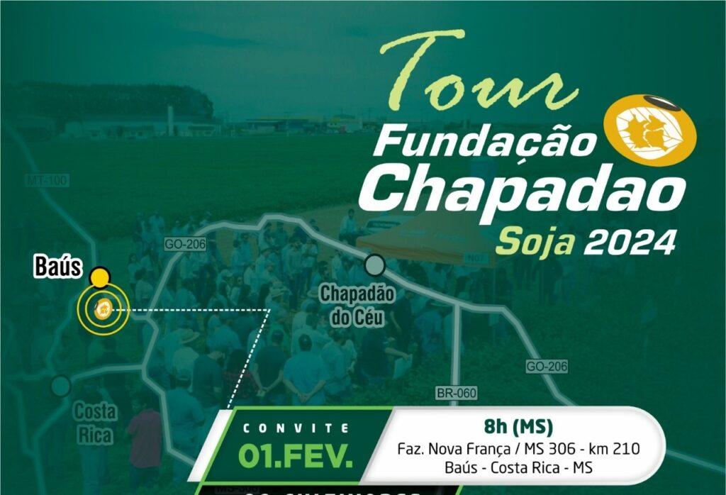 Quinta-feira (01) ocorre a 2ª etapa Tour da Soja da Fundação Chapadão no Baús