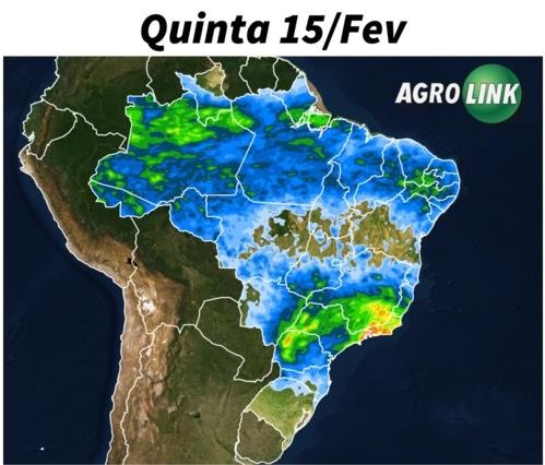 Frente fria segue avançando pelo Brasil