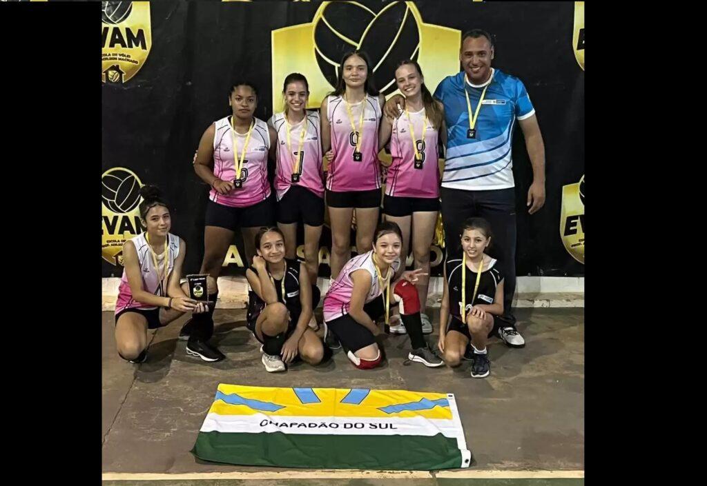 Equipe de Chapadão do Sul participa de torneio de Voleibol em Três Lagoas