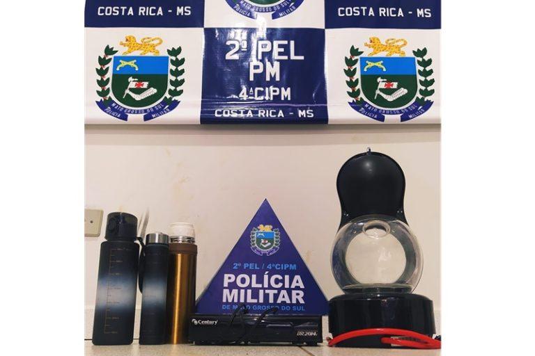 Polícia Militar de Costa Rica age rápido e prende autor de furto