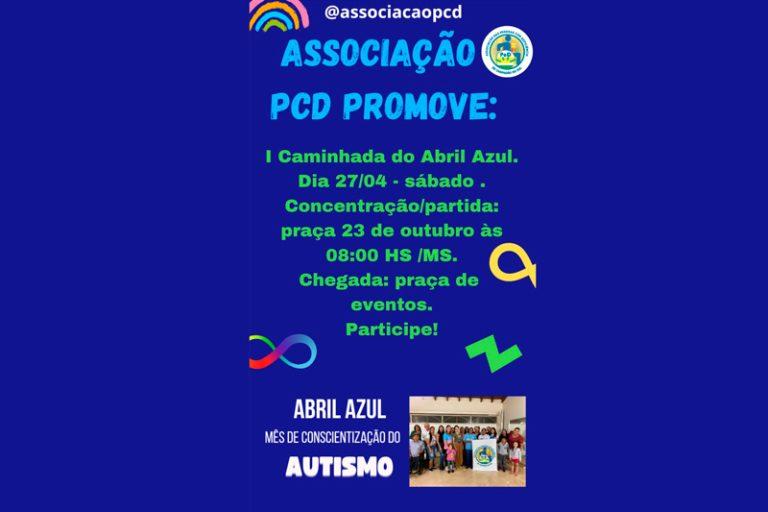 PcD de Chapadão do Sul promove caminhada para comemoração e conscientização ao Abril Azul