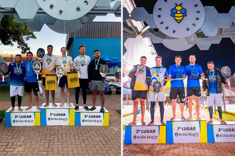 Atletas de Chapadão do Sul vencem Estadual BT500 de Beach Tennis