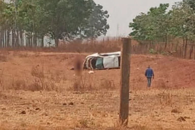 Mãe e filha sofrem acidente na BR-060 próximo de Paraíso das Águas