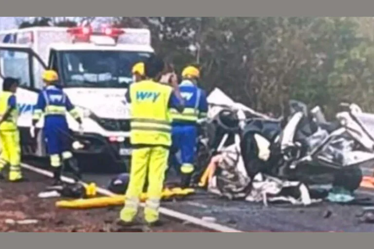 Idosa morre ao ser lançada de carro em acidente com 4 veículos em Aparecida do Taboado