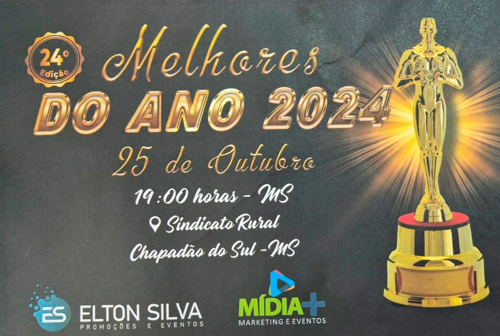 24º Melhores do Ano de Elton Silva Promoções ocorre nesta sexta