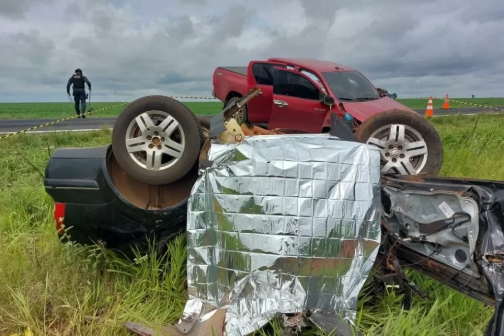 Acidente na MS 306 deixa uma pessoa morta e duas gravemente feridas em Costa Rica