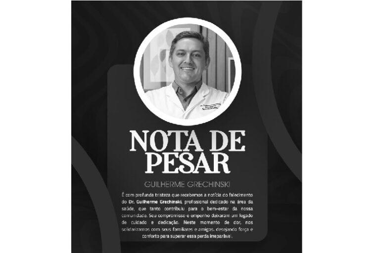 Prefeitura de Chapadão do Sul decreta luto oficial de três dias pelo falecimento do Dr. Guilherme Grechinski