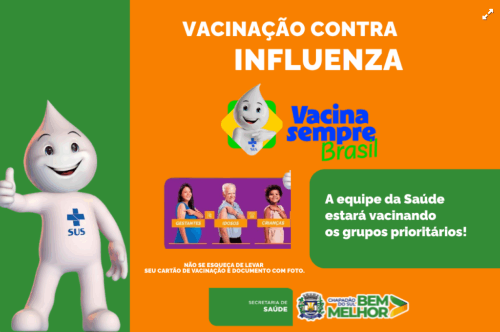 Cenário estadual pede alerta e Chapadão do sul intensifica vacinação contra gripe