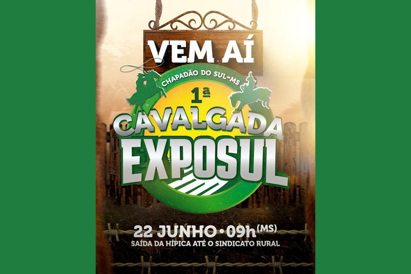 Vem aí a 1ª Cavalgada da Exposul: tradição, união e paixão pelo agro marcam a novidade da 31ª edição
