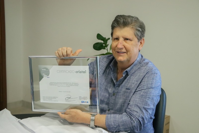 Chapadão do Sul recebe Selo Cristal CAIXA de Gestão Sustentável