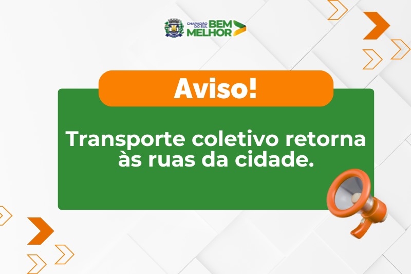 Transporte coletivo retorna em Chapadão do Sul com nova rota unificada