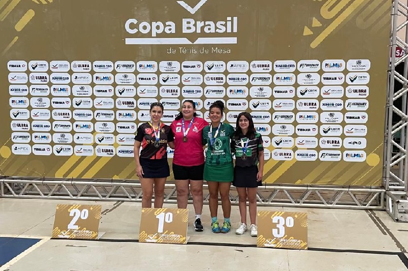 Atletas de Chapadão do Sul se destacam na Copa Brasil de Tênis de Mesa