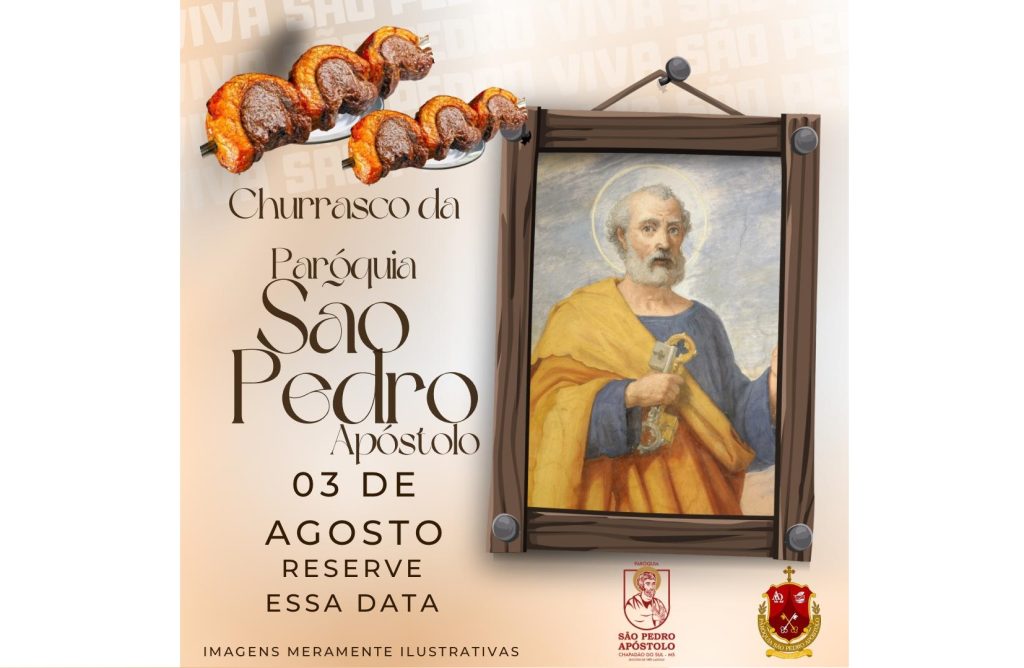 Domingo: Churrasco de São Pedro e sorteio do Show de Prêmios em Chapadão do Sul