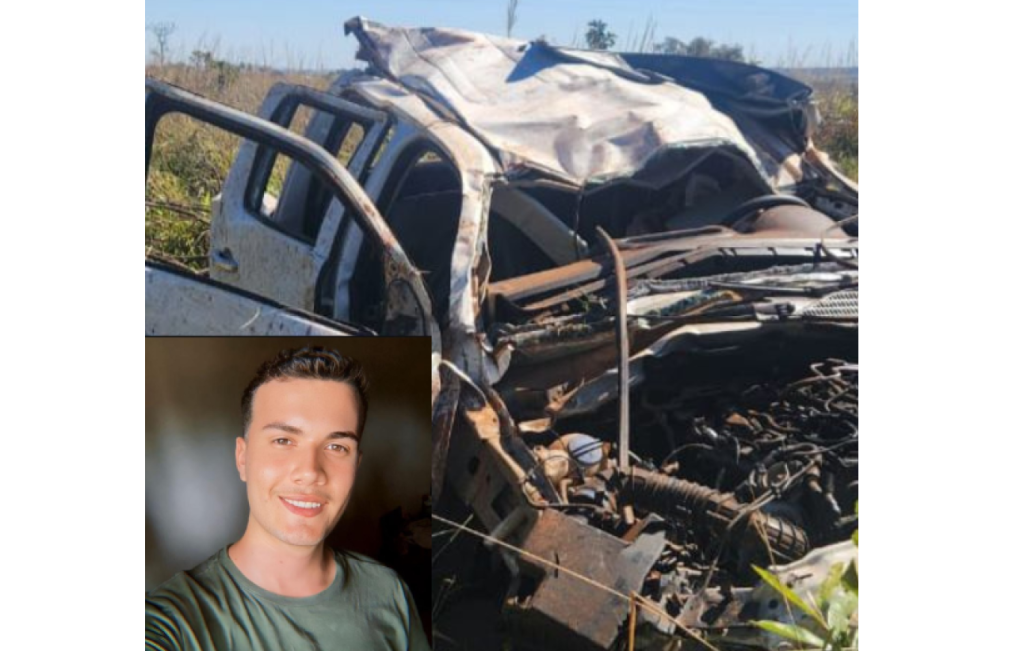 Jovem de 21 anos não resiste aos ferimentos e morre após capotamento no trecho da “Curva da Morte”, na BR-060