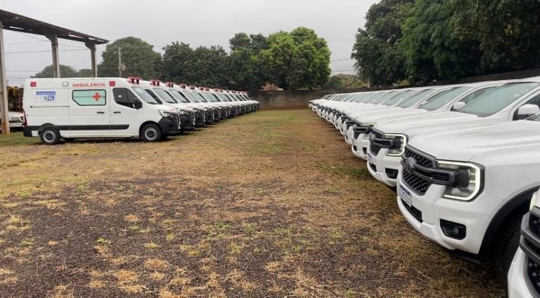 Saúde de Chapadão do Sul recebe veículo pick-up do Governo do Estado
