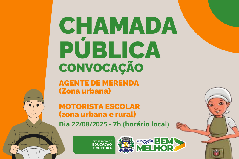 Secretaria de Educação e Cultura convoca candidatos aprovados em processo seletivo para apresentação de documentos