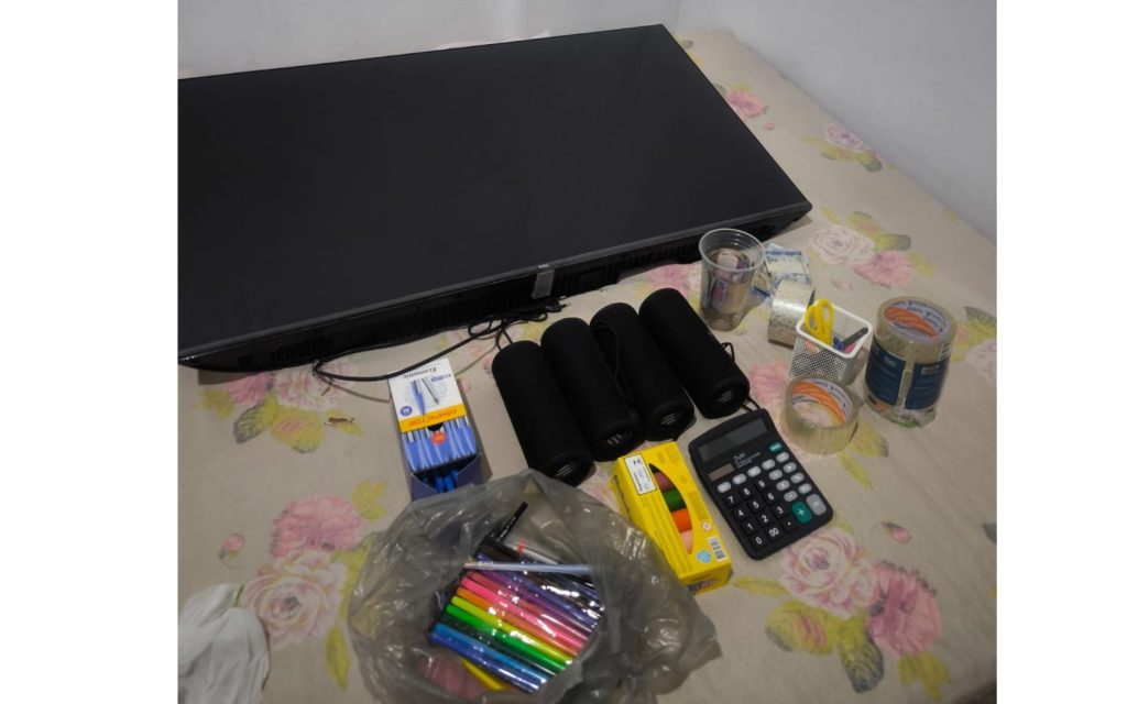 Ação conjunta das polícias recupera objetos furtados por menores em duas escolas de Chapadão do Sul