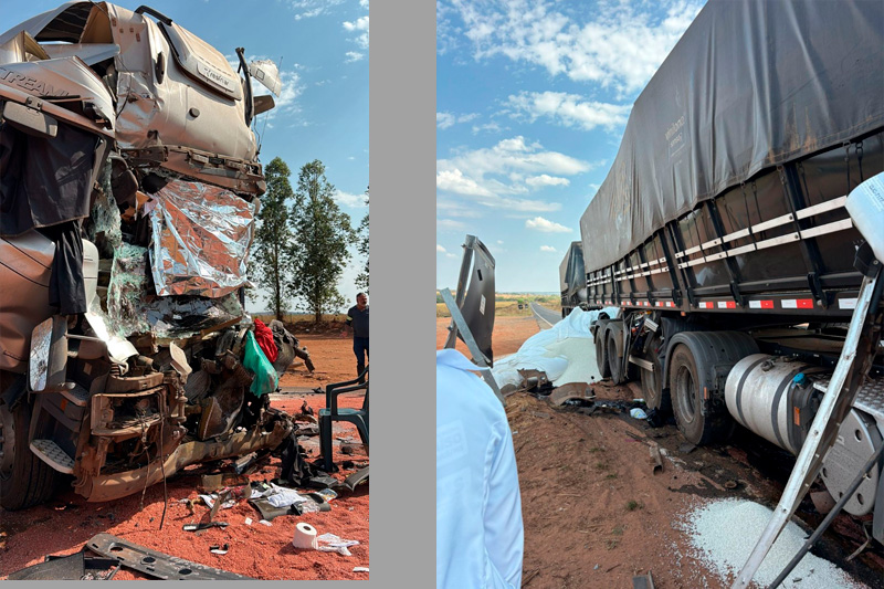 Bombeiros de Chapadão do Sul foram chamados para grave acidente de trânsito na MS-320 sentido Água Clara