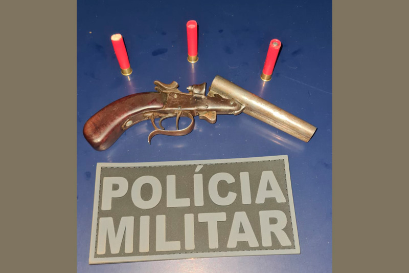 Homem é preso por posse irregular de arma de fogo em Paraíso das Águas