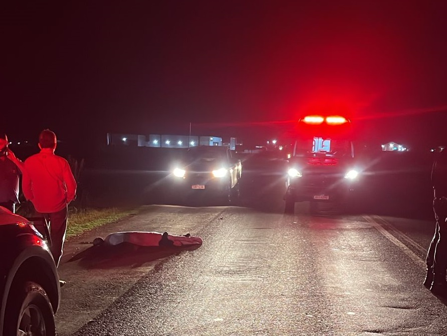 Pedestre é atropelado e morre no local – Chapadão do Sul