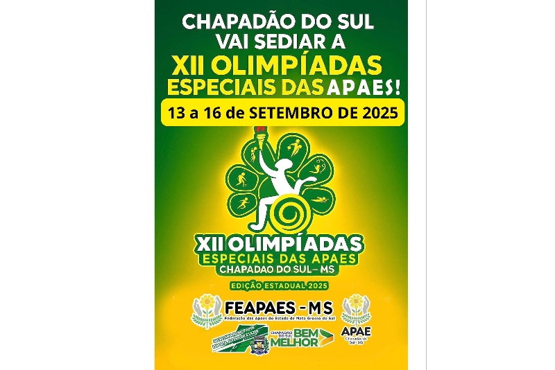 Faltam 3 dias para a XII Olimpíadas Especiais das APAEs em Chapadão do Sul
