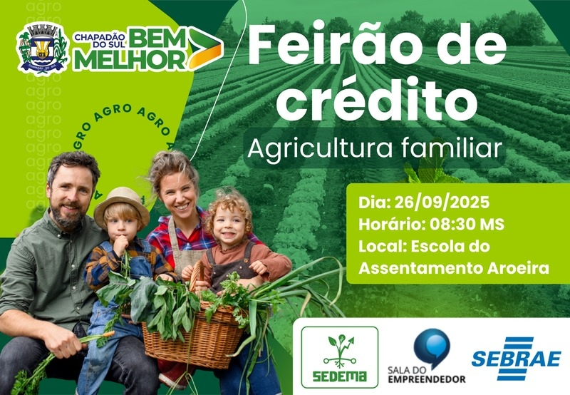 Assentamento Aroeira receberá Feirão de Crédito para Agricultura Familiar