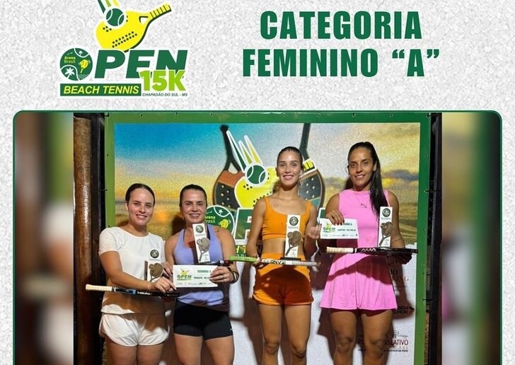 Open de Beach Tennis agitou Chapadão do Sul com a participação de mais de 300 atletas