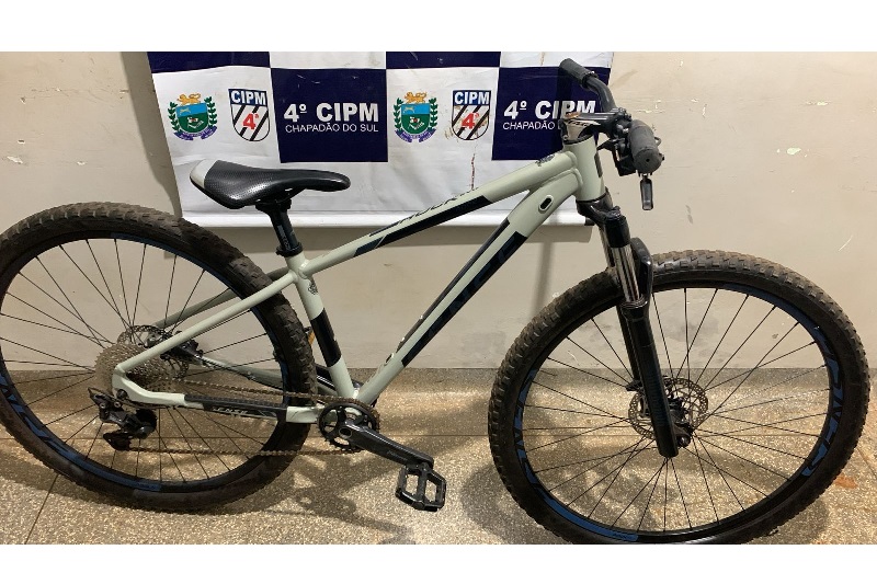 Polícia Militar recupera mais uma bicicleta furtada em Chapadão do Sul