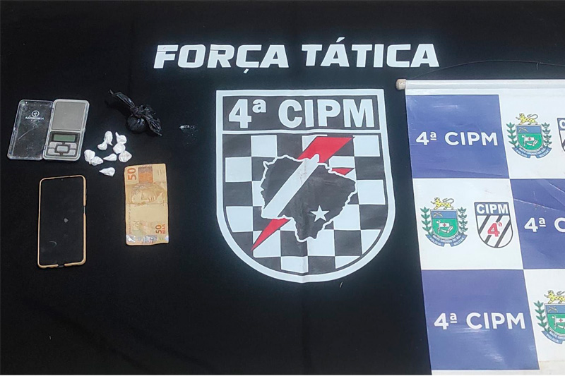 PM prende traficante e cumpre mandado de prisão em Chapadão do Sul