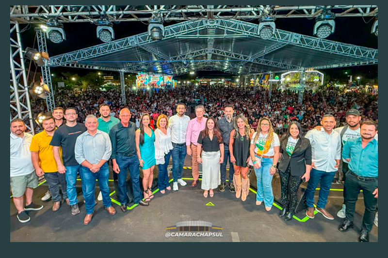 Câmara Municipal apoia e participa das festividades pelos 38 anos de Chapadão do Sul