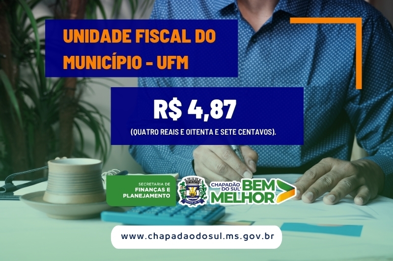 Decreto atualiza Unidade fiscal do Município