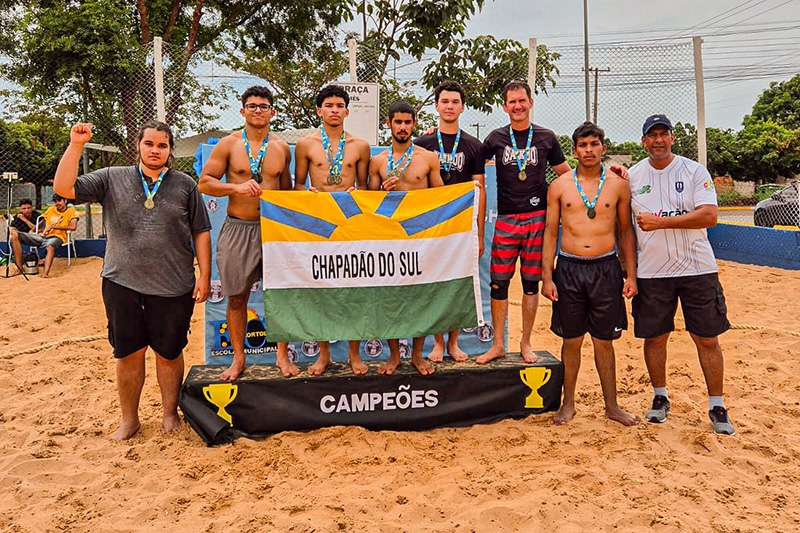 Chapadão do Sul participou do Festival de Beach Wrestling e Judô em São Gabriel do Oeste