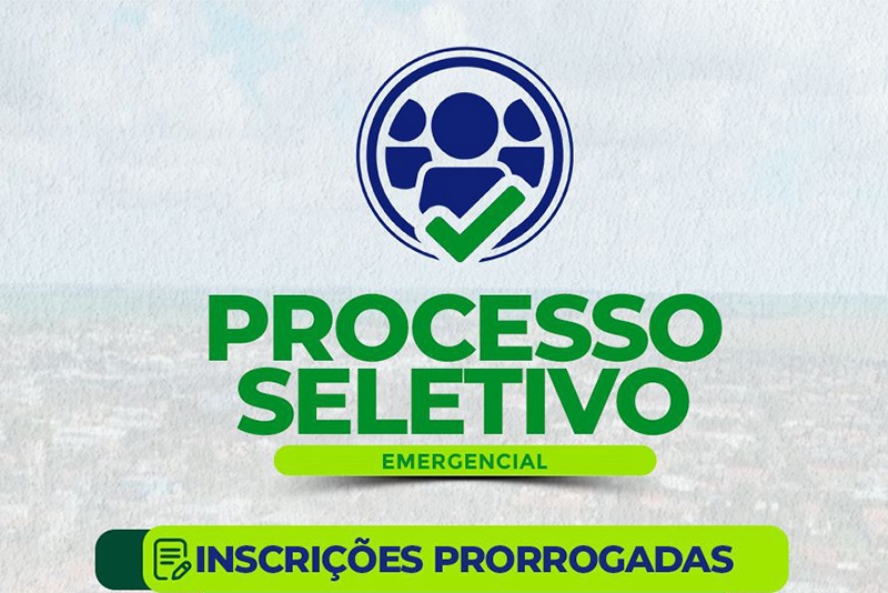 Processo seletivo: Secretaria de Obras prorroga inscrição até sexta-feira, 14