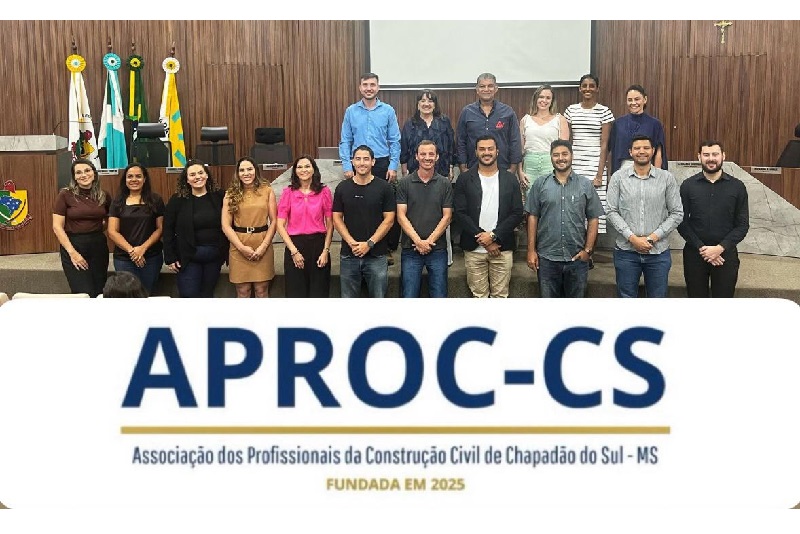 Profissionais da construção civil fundam a APROC-CS em Chapadão do Sul