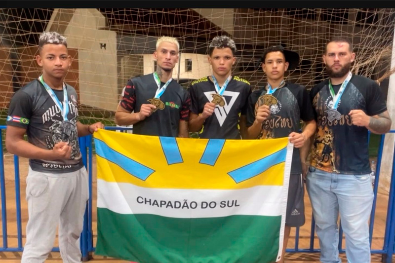Chapadão do Sul conquista resultados expressivos na Copa MS de Muay Thai