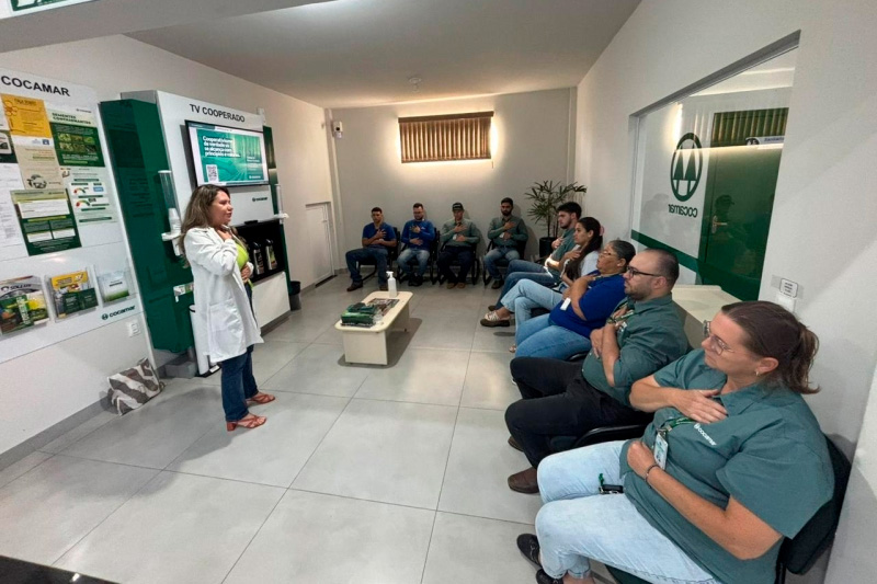 Equipe da Atenção Primária leva bem-estar aos colaboradores da Cocamar