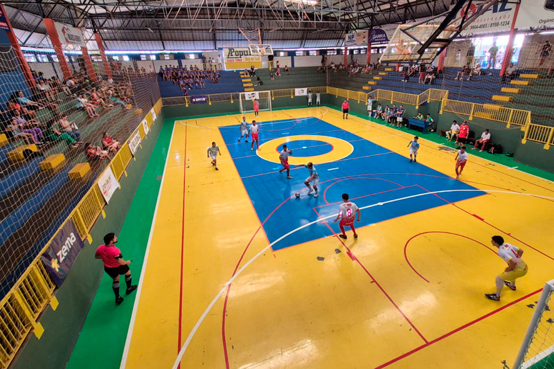 Finais da Liga Azul de Futsal movimenta a cidade de Chapadão do Sul com mais de 1.300 atletas